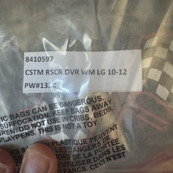 Racecar Driver Costume – Adult Large 10-12 (3 Piece Set) - Picture 3 of 4